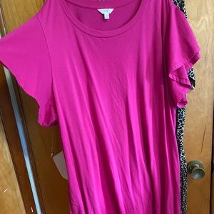 Terra Sky Plus Size Tshirt Dress 3x